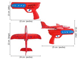 Pistola lanzadora avion 